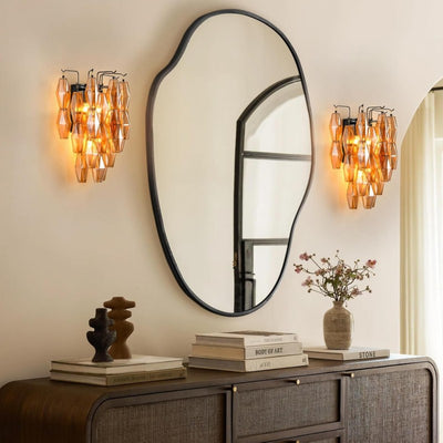 Modern Evelyn Glass Wall Sconce