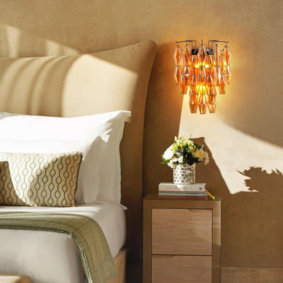 Modern Evelyn Glass Wall Sconce