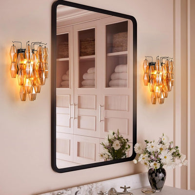 Modern Evelyn Glass Wall Sconce