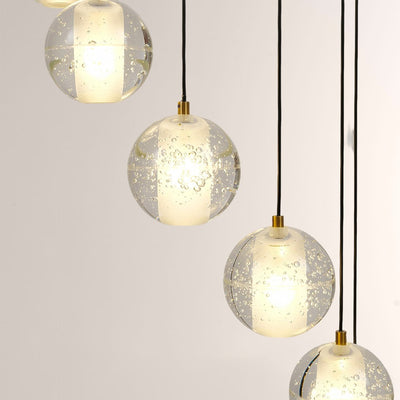 Modern Pearl Ball Ceiling Chandelier