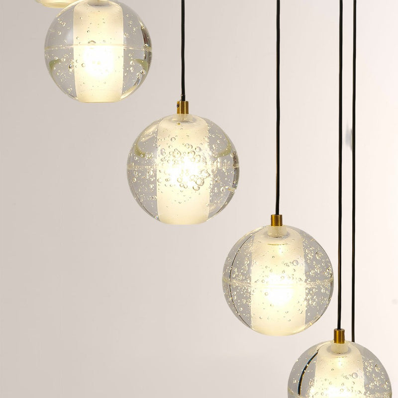 Modern Pearl Ball Ceiling Chandelier