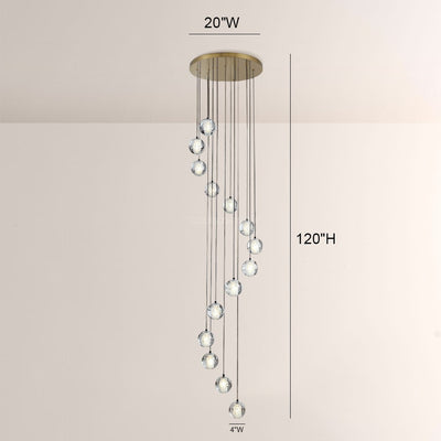 Modern Pearl Ball Ceiling Chandelier