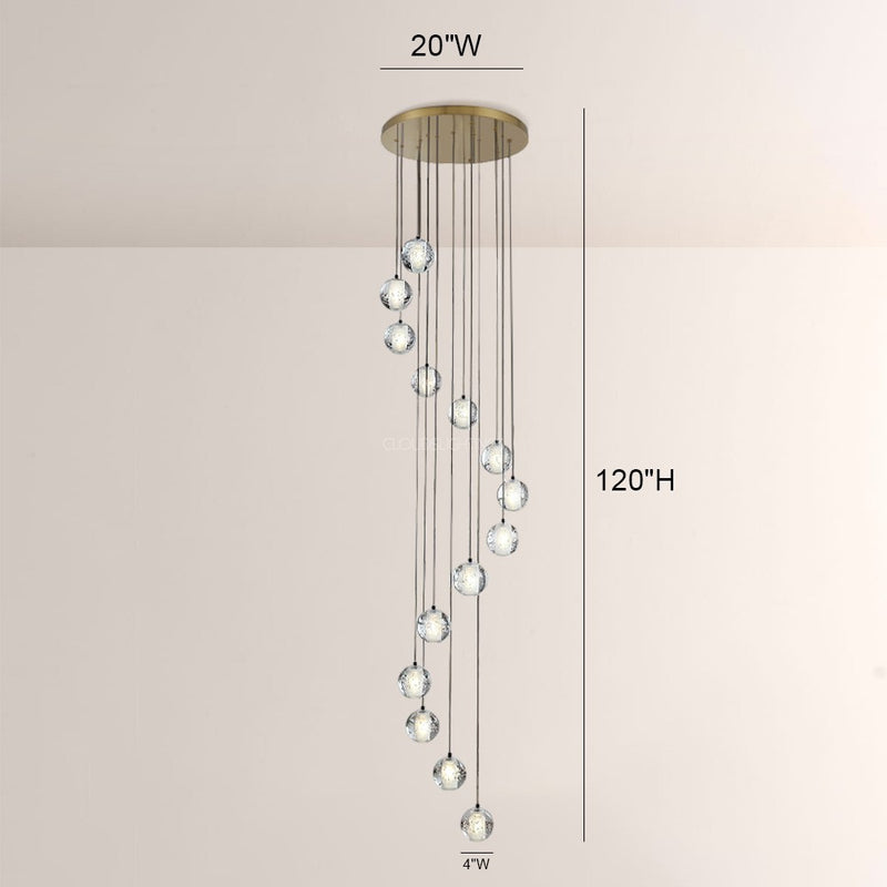 Modern Pearl Ball Ceiling Chandelier