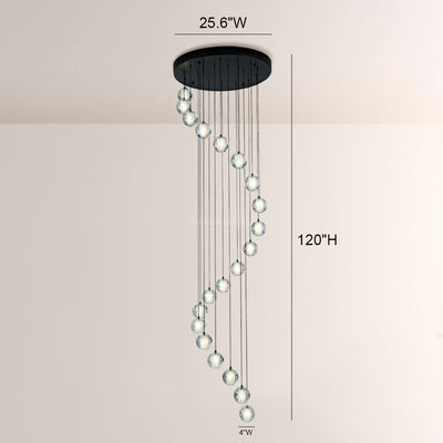 Modern Pearl Ball Ceiling Chandelier