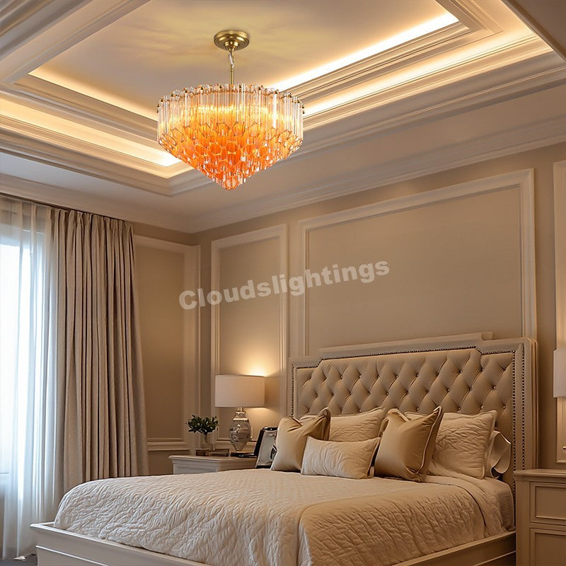 Modern Round Dining Room Chandelier 30"D