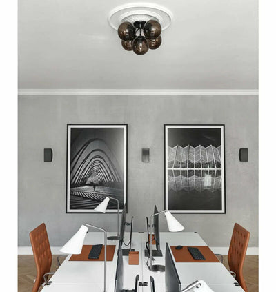 Mono Surface Ceiling Light -5 Glass  Ball