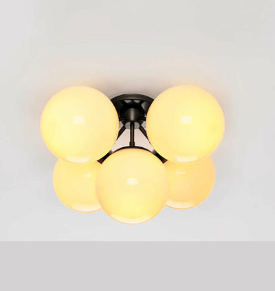 Mono Surface Ceiling Light -5 Glass  Ball