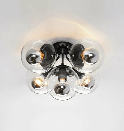 Mono Surface Ceiling Light -5 Glass  Ball