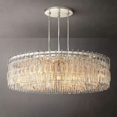 Noble Round Crystal Chandelier