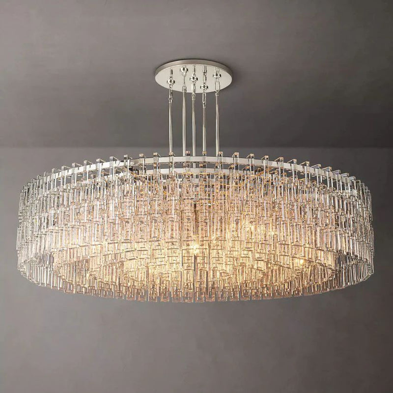 Noble Round Crystal Chandelier