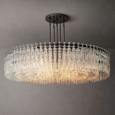 Noble Round Crystal Chandelier