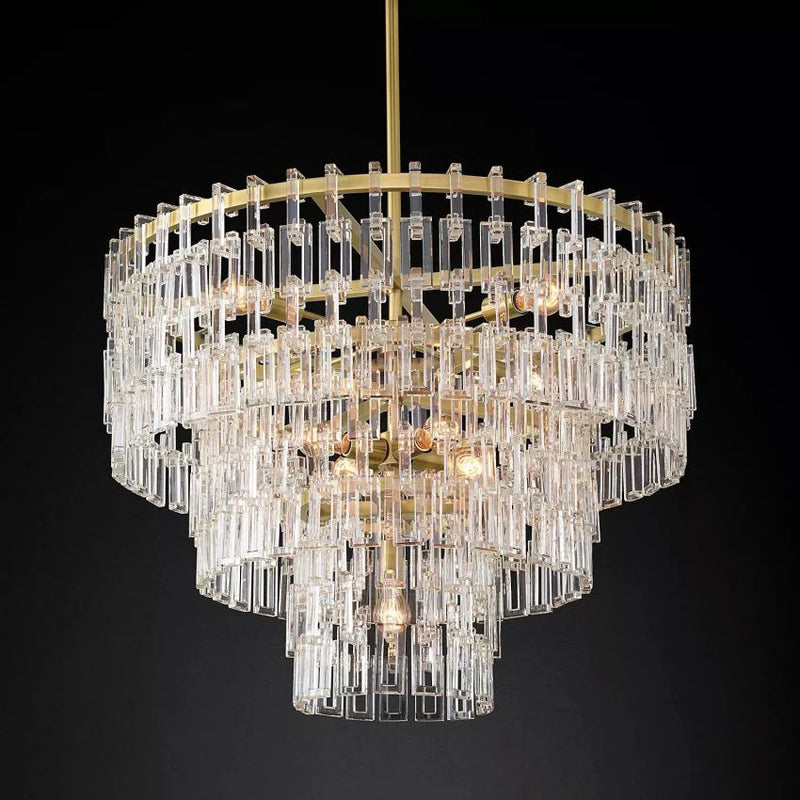 Noble Round Crystal Chandelier