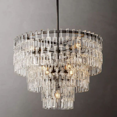 Noble Round Crystal Chandelier