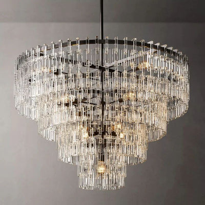 Noble Round Crystal Chandelier