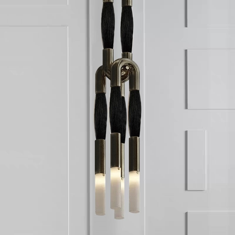 Horse Hair Pendant Light
