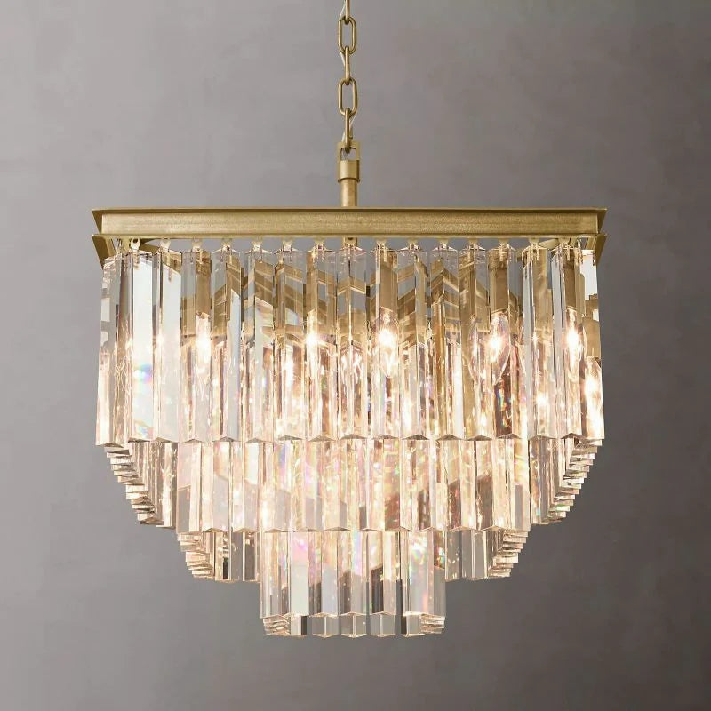 Odem Series Square Crystal  Chandelier