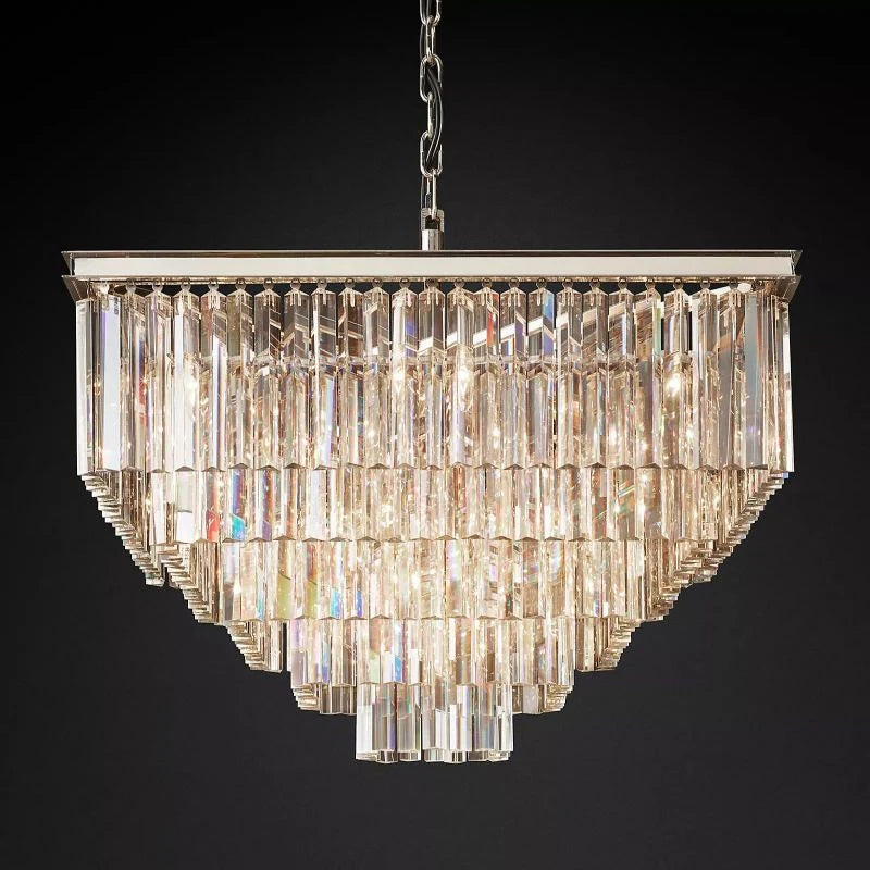 Odem Series Square Crystal  Chandelier