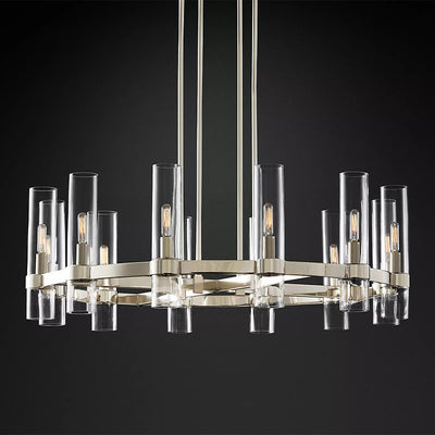 Simplicity Series Blown Glass Chandelier