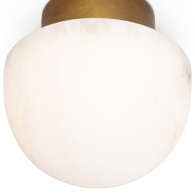 Alabaster Parker  Flush Mount Ceiling Light