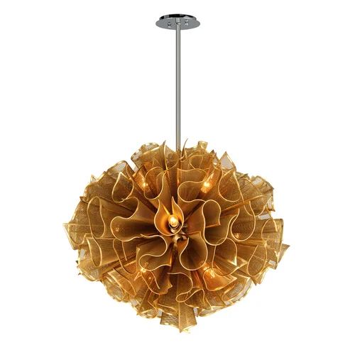 Peony  12 Lights Pendant Chandelier