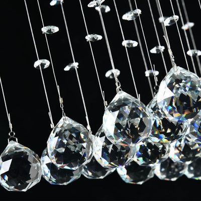 Pyramid Crystal Raindrop Chandelier