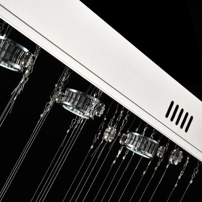 Pyramid Crystal Raindrop Chandelier