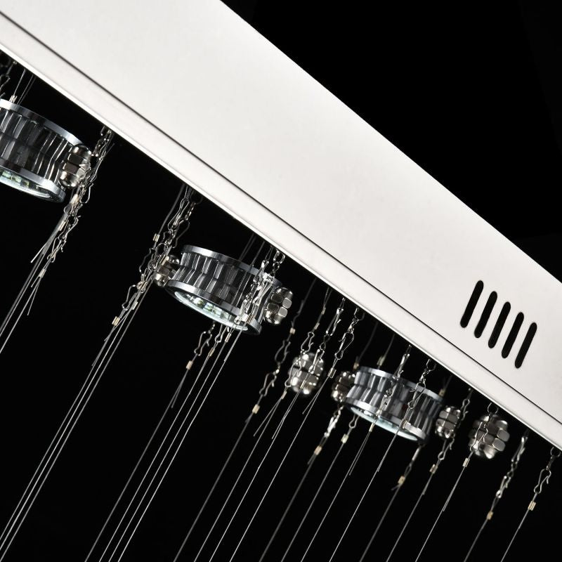 Pyramid Crystal Raindrop Chandelier