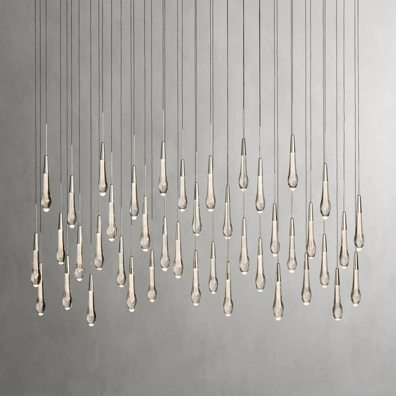 Raindrop Linear Chandelier