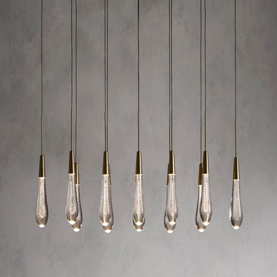 Raindrop Linear Chandelier