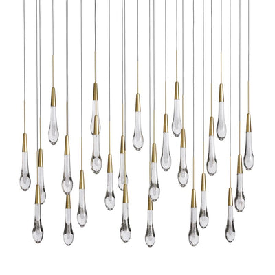 Raindrop Linear Chandelier