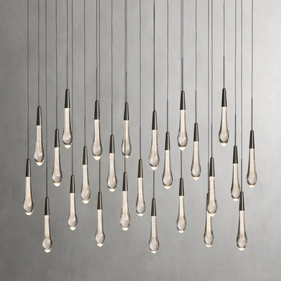 Raindrop Linear Chandelier