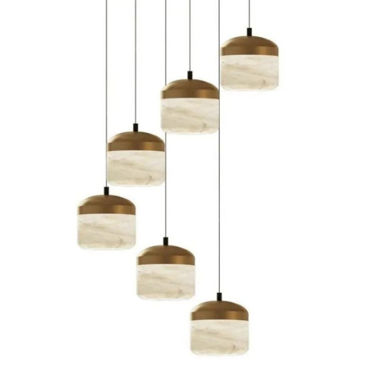 Radiance United Alabaster Pendant 1 Light 3 Lights 6 Lights