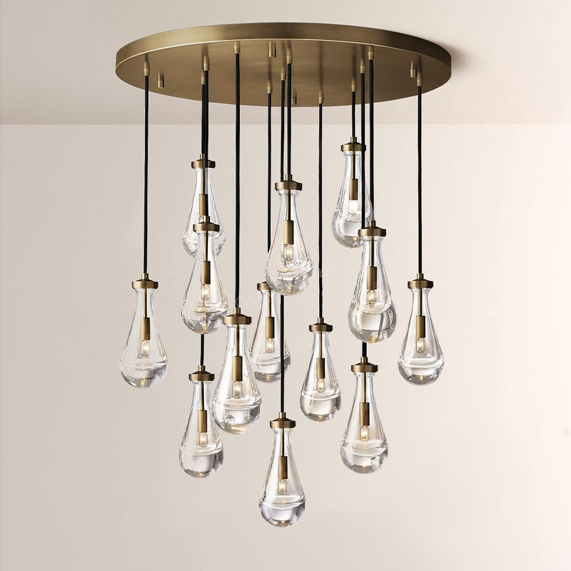 Raindrop Round Chandelier