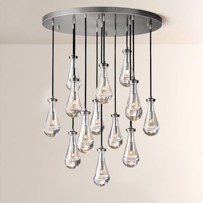 Raindrop Round Chandelier