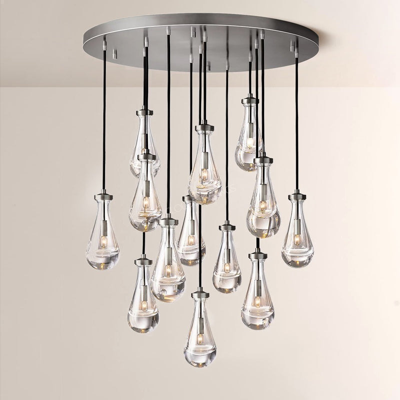 Raindrop Round Chandelier