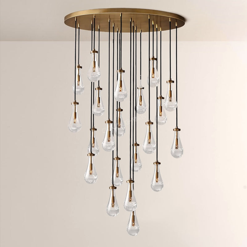 Raindrop Round Chandelier