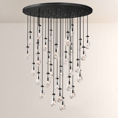 Raindrop Round Chandelier
