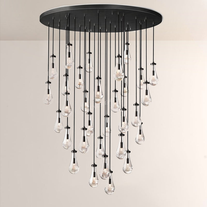 Raindrop Round Chandelier
