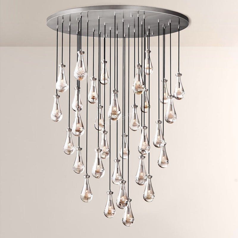 Raindrop Round Chandelier