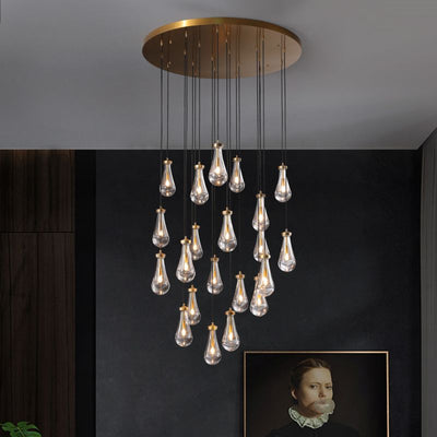 Raindrop Round Chandelier