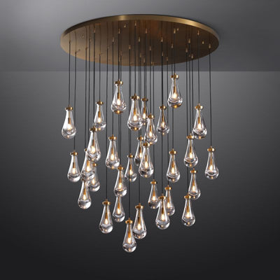 Raindrop Round Chandelier