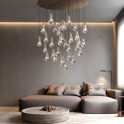 Raindrop Round Chandelier