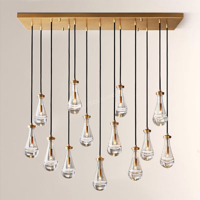 Raindrop Rectangle Chandelier