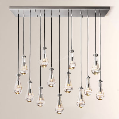 Raindrop Rectangle Chandelier