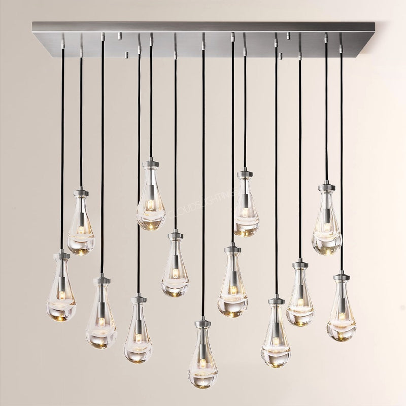 Raindrop Rectangle Chandelier