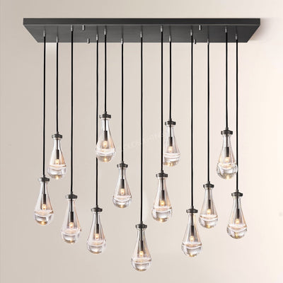 Raindrop Rectangle Chandelier