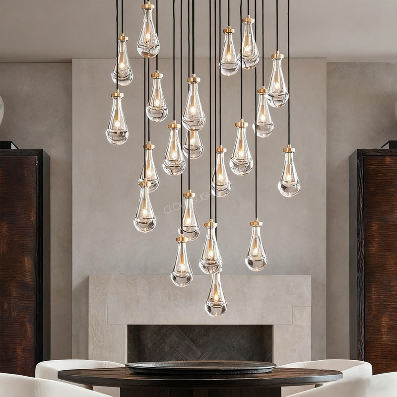 Raindrop Rectangle Chandelier