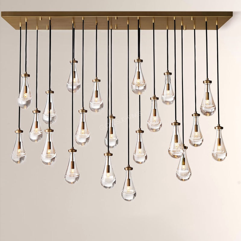Raindrop Rectangle Chandelier