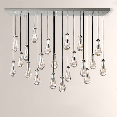 Raindrop Rectangle Chandelier