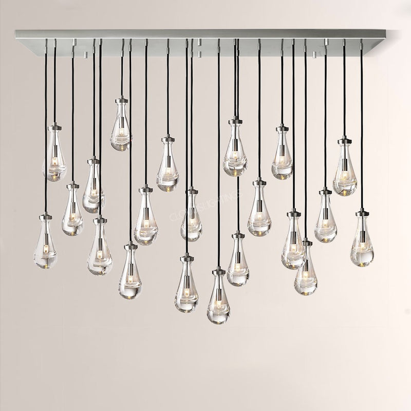 Raindrop Rectangle Chandelier